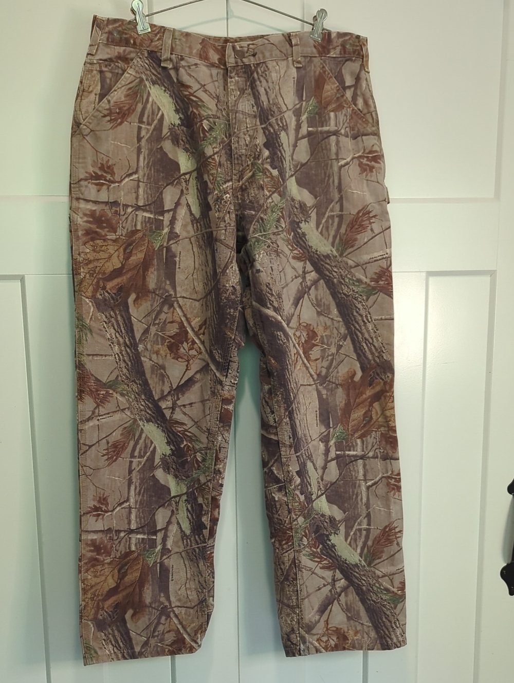 Carhartt Men's Camouflage Hunting Pants - Brown/Green Size 38/32